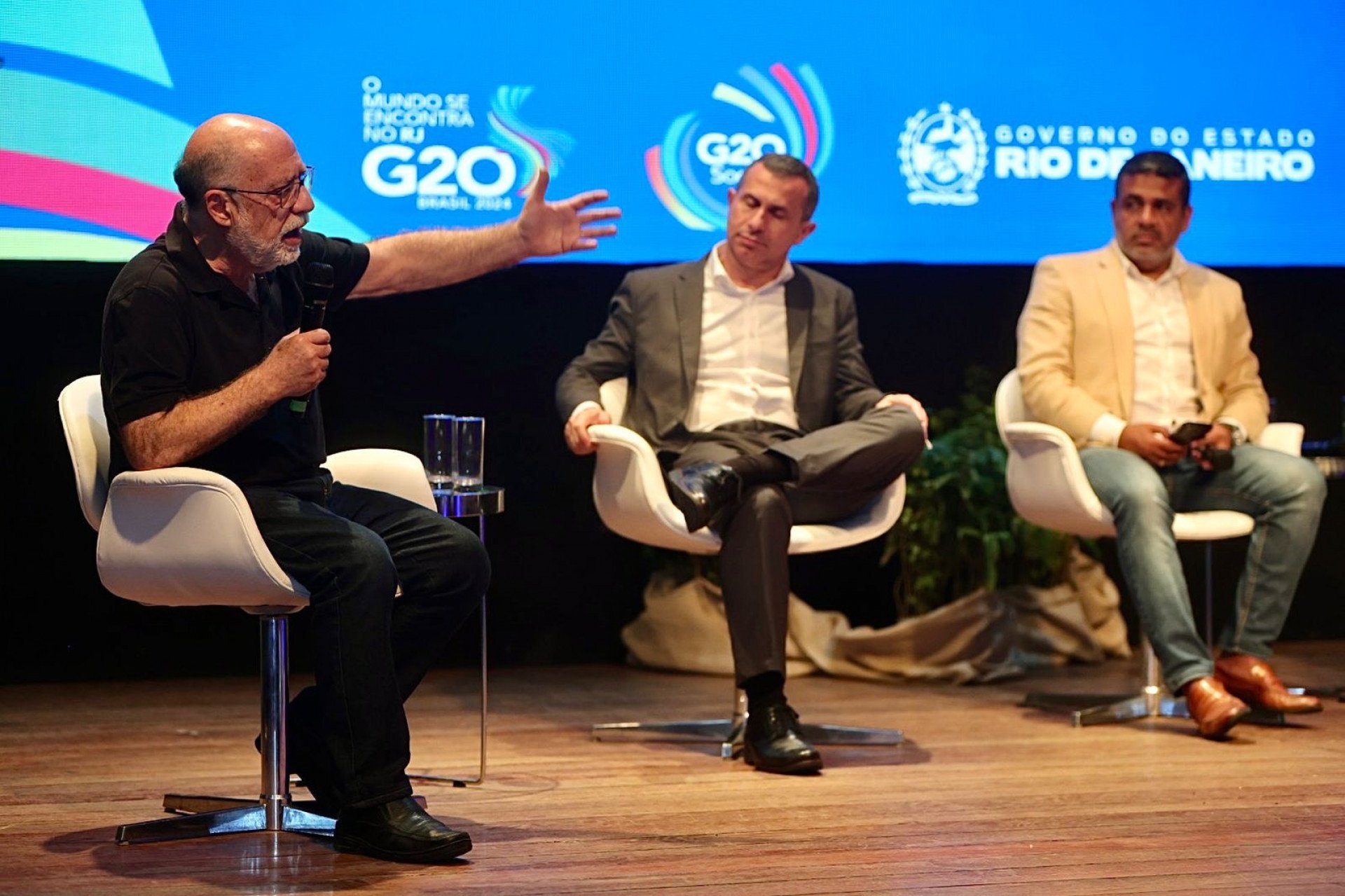 O economista e ambientalista Sergio Besserman, presidente do Instituto de Pesquisas Jardim Botânico do Rio de Janeiro, ressaltou a importância da atuação coletiva contra a emergência climática mundial - Rafael Wallace