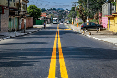 Prefeito Waguinho entrega obras na Avenida Marcovaldi e na Estrada Belford Roxo
