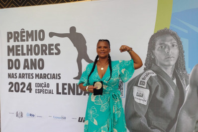 Quissamã em destaque: Anderssa Lourenço é premiada no Prêmio Lendas 2024 nas Artes Marciais