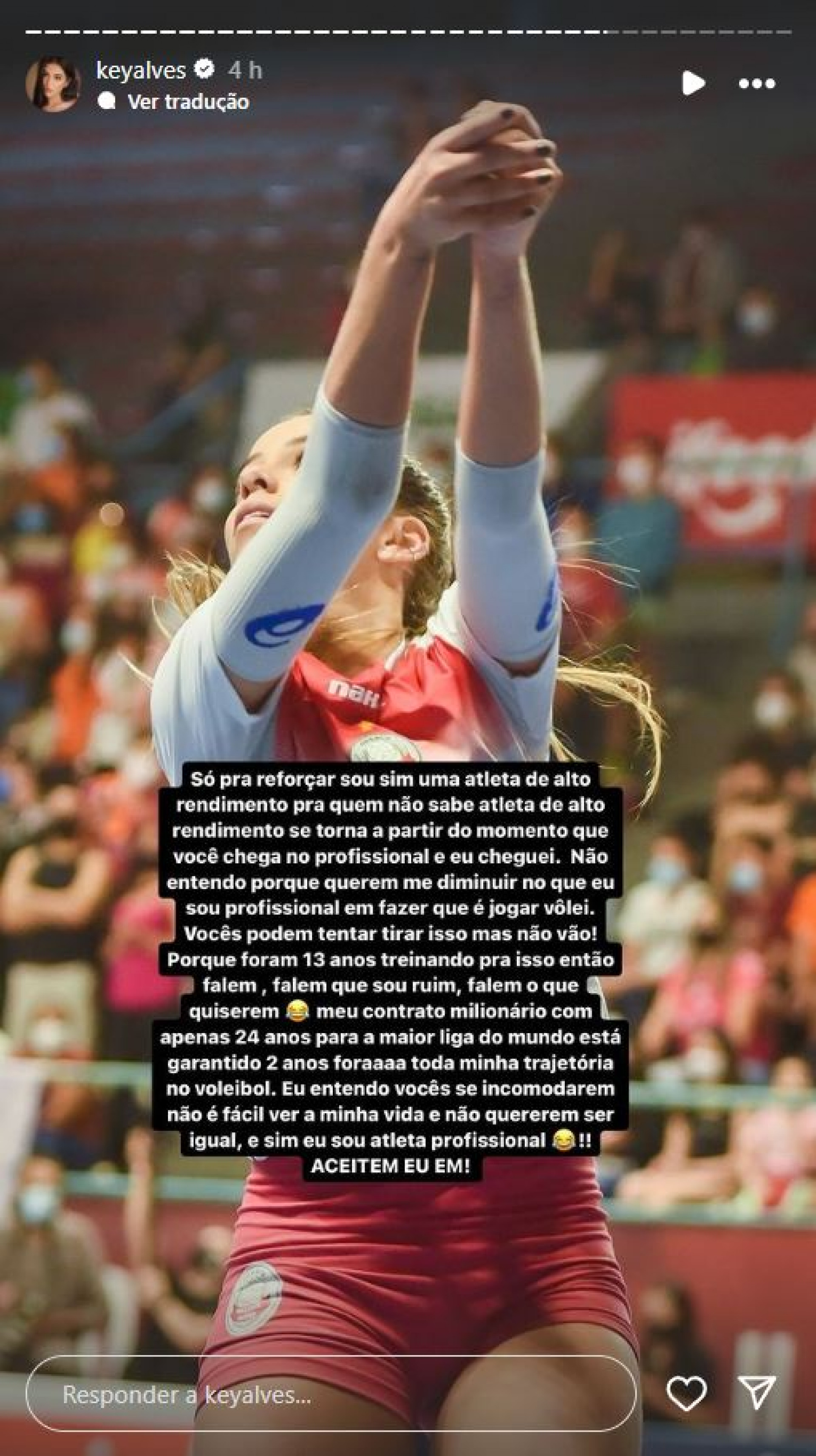 Key Alves respondeu comentários de Márcia Fu nas redes sociais - Reprodução / Instagram