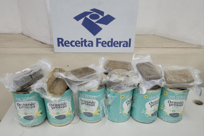 Receita Federal apreende quase R$ 1,5 milhão em drogas no Aerorporto do Galeão