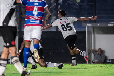 Vasco controla e vence o Fortaleza com autoridade em São Januário pelo Brasileirão