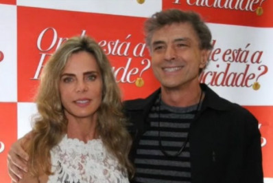 Bruna Lombardi homenageia o marido, Carlos Alberto Riccelli: 'Vocé é meu céu'
