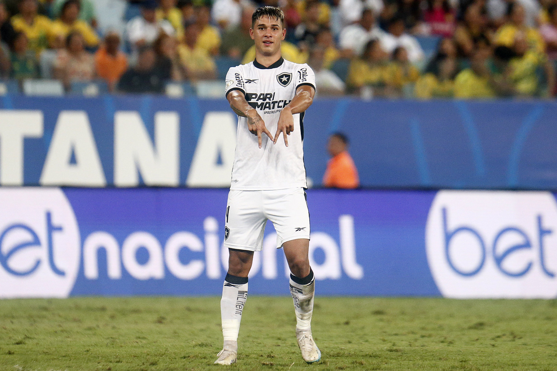 Comemoração de Mateo Ponte, do Botafogo - Vítor Silva/Botafogo