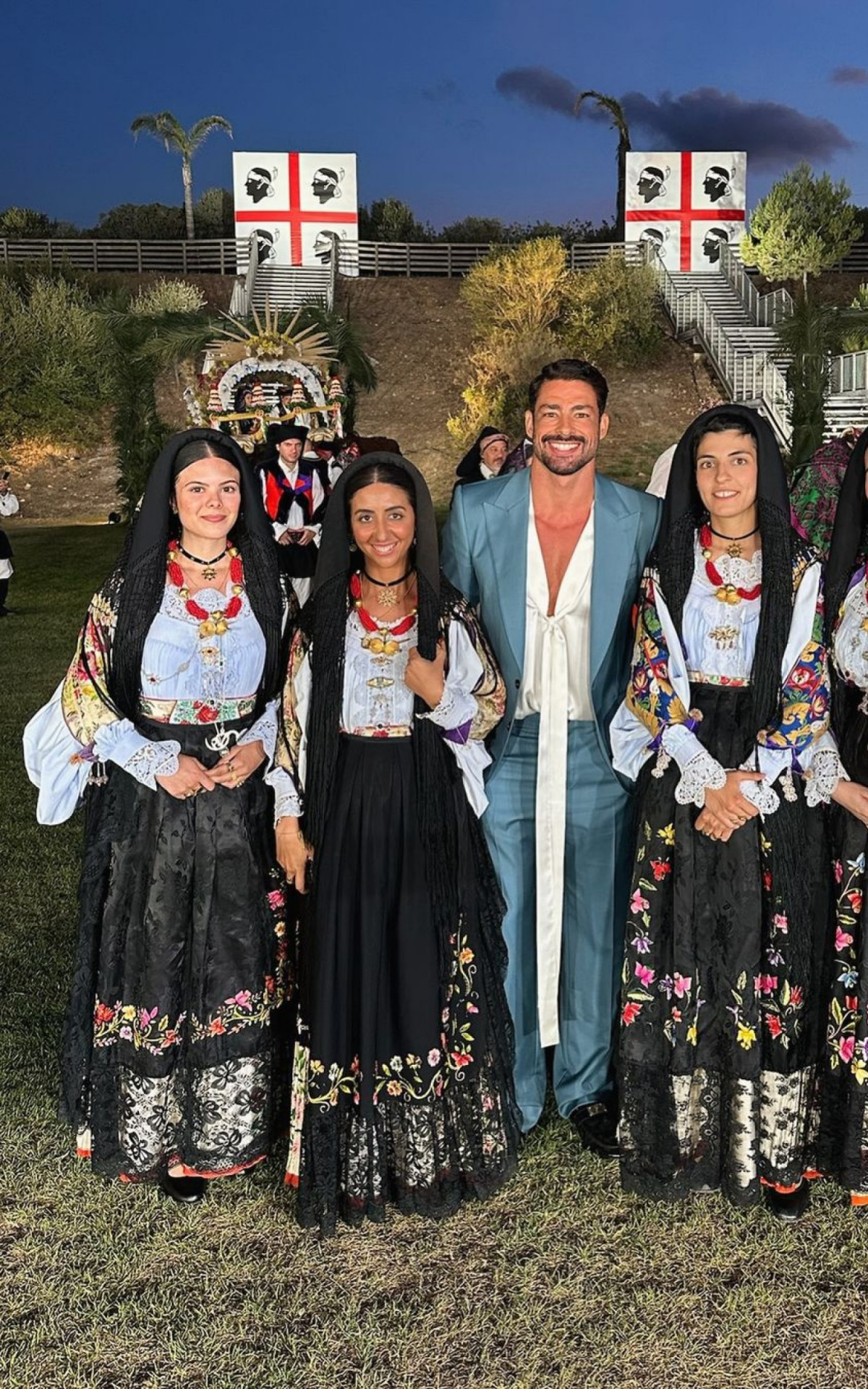 Cauã Reymond prestigia evento da grife Dolce & Gabanna na Itália - Reprodução/Instagram