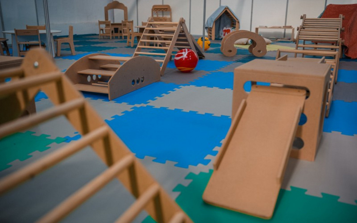 Espaço kids oferece variedade de brinquedos e serviços para crianças - Divulgação/Joel Vargas/Ascom GVG
