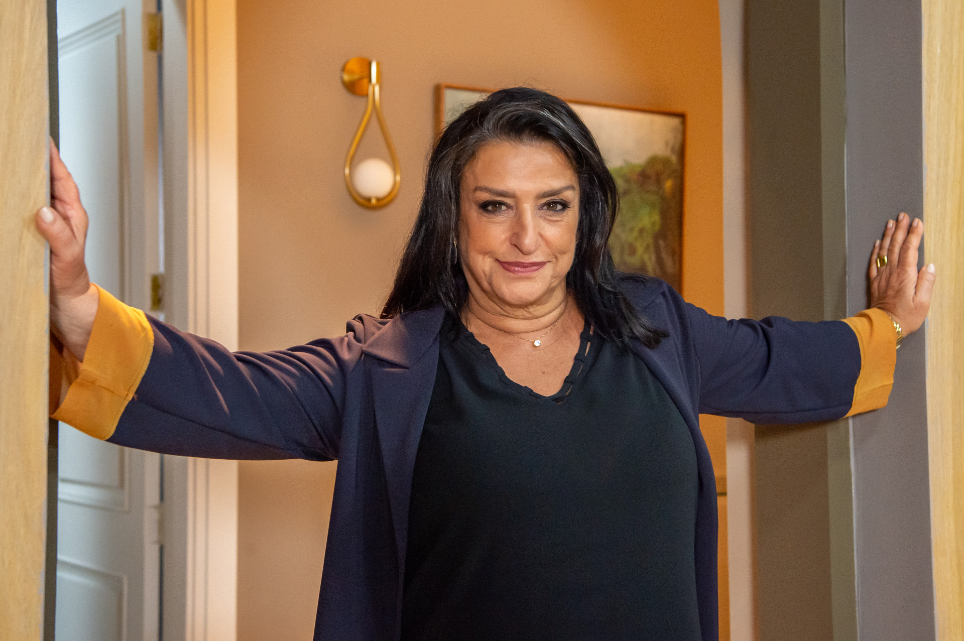 Grace Gianoukas como Leda Mancini, de 'Família é Tudo' - Divulgação / Globo / Estevam Avellar