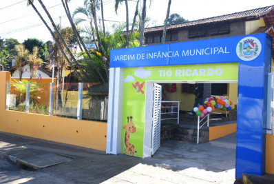 Prefeitura Maricá inaugura novo Jardim de Infância em Araçatiba