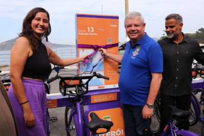 Niterói inaugura o NitBike, novo sistema de bicicletas compartilhadas 