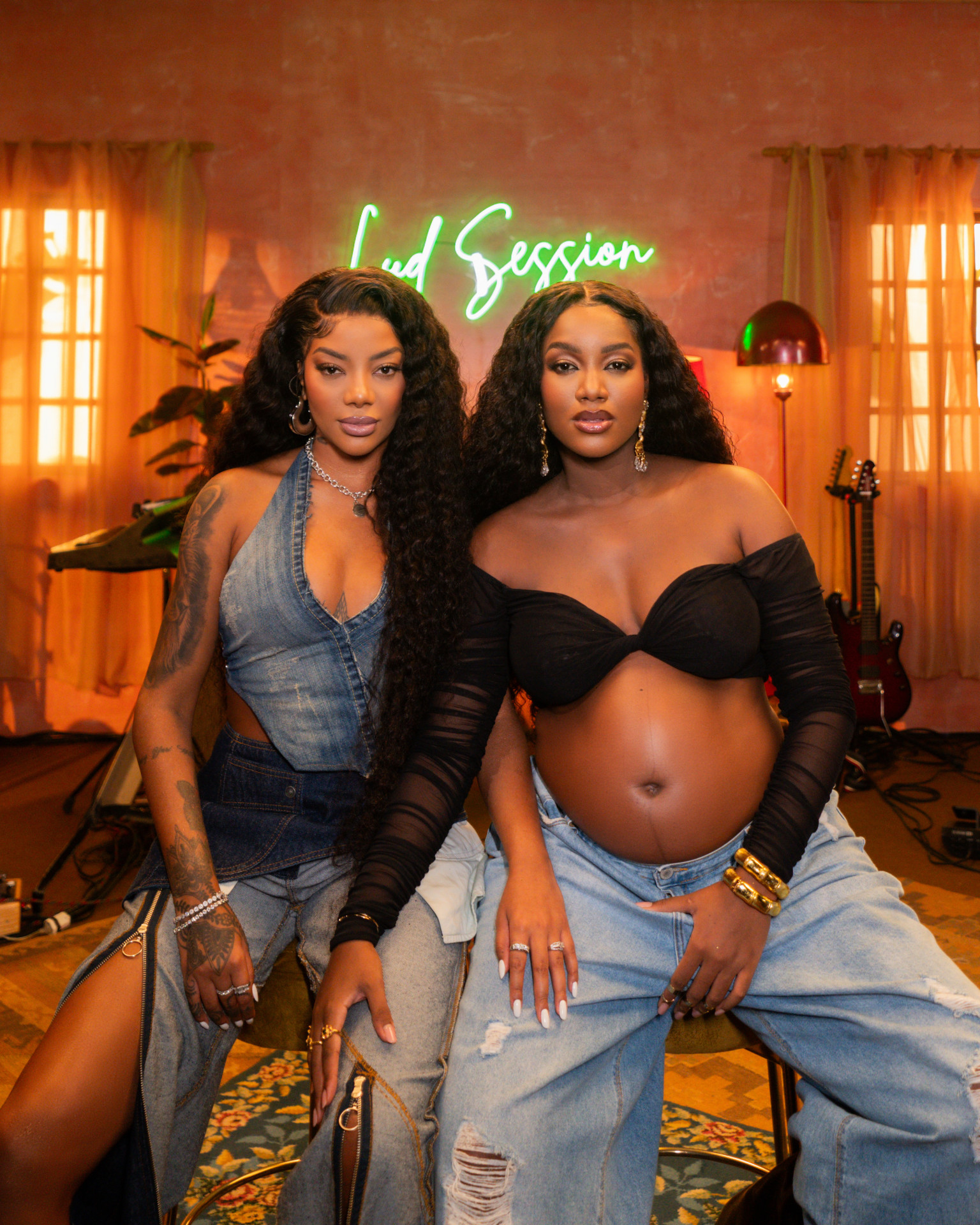 Ludmilla e Iza fazem parceria no projeto 'Lud Session #4' - Divulgação/ Steff Lima