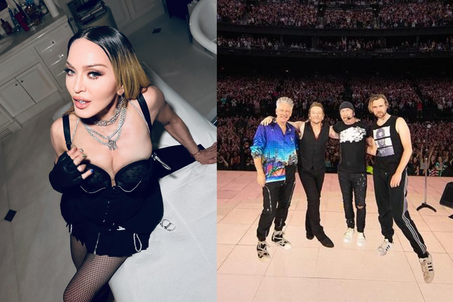 Eduardo Paes fala sobre vontade de ter um novo show da Madonna e outro do U2 em Copacabana - Reprodução