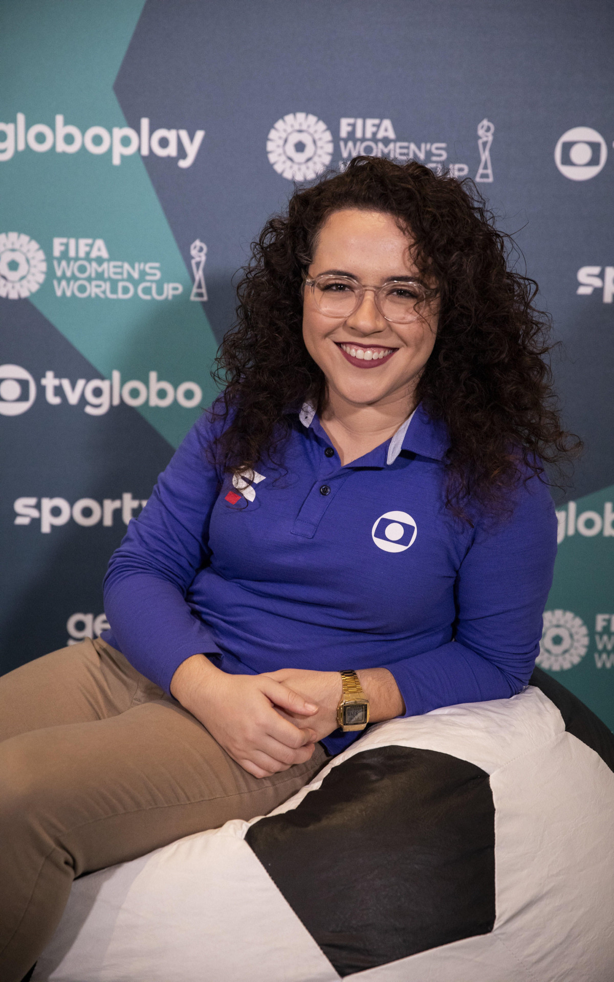 A narradora Natália Lara - Globo/João Miguel Júnior