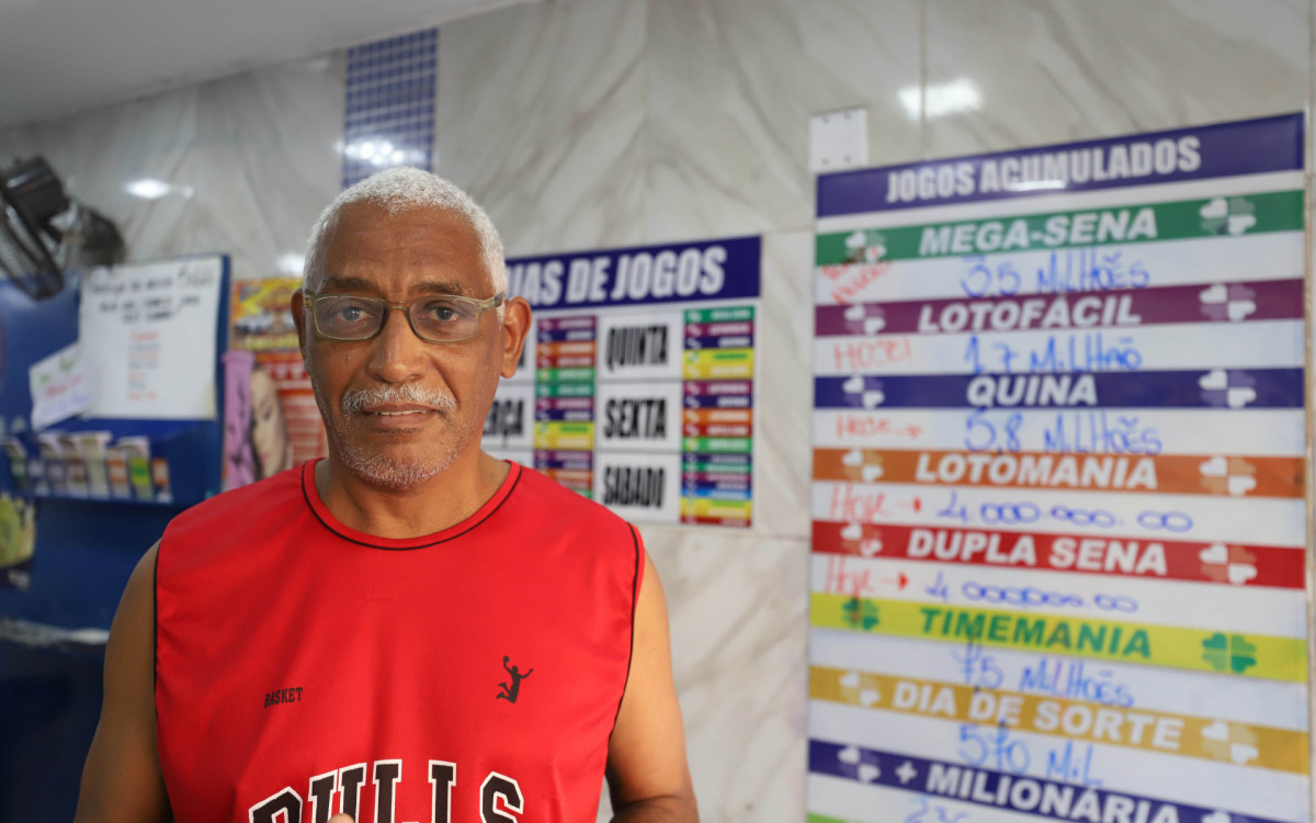 Lotérica na Abolição onde saiu o prêmio de 54 milhões, nesta sexta-feira (05).