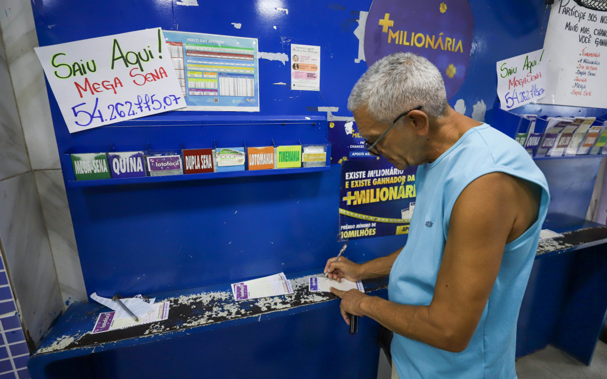 Lotérica na Abolição onde saiu o prêmio de 54 milhões, nesta sexta-feira (05).