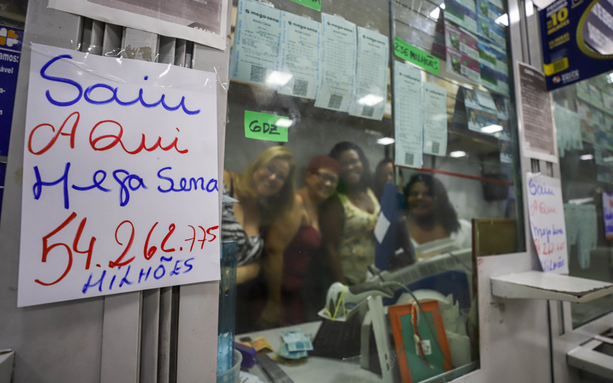 Lotérica na Abolição onde saiu o prêmio de 54 milhões, nesta sexta-feira (05).