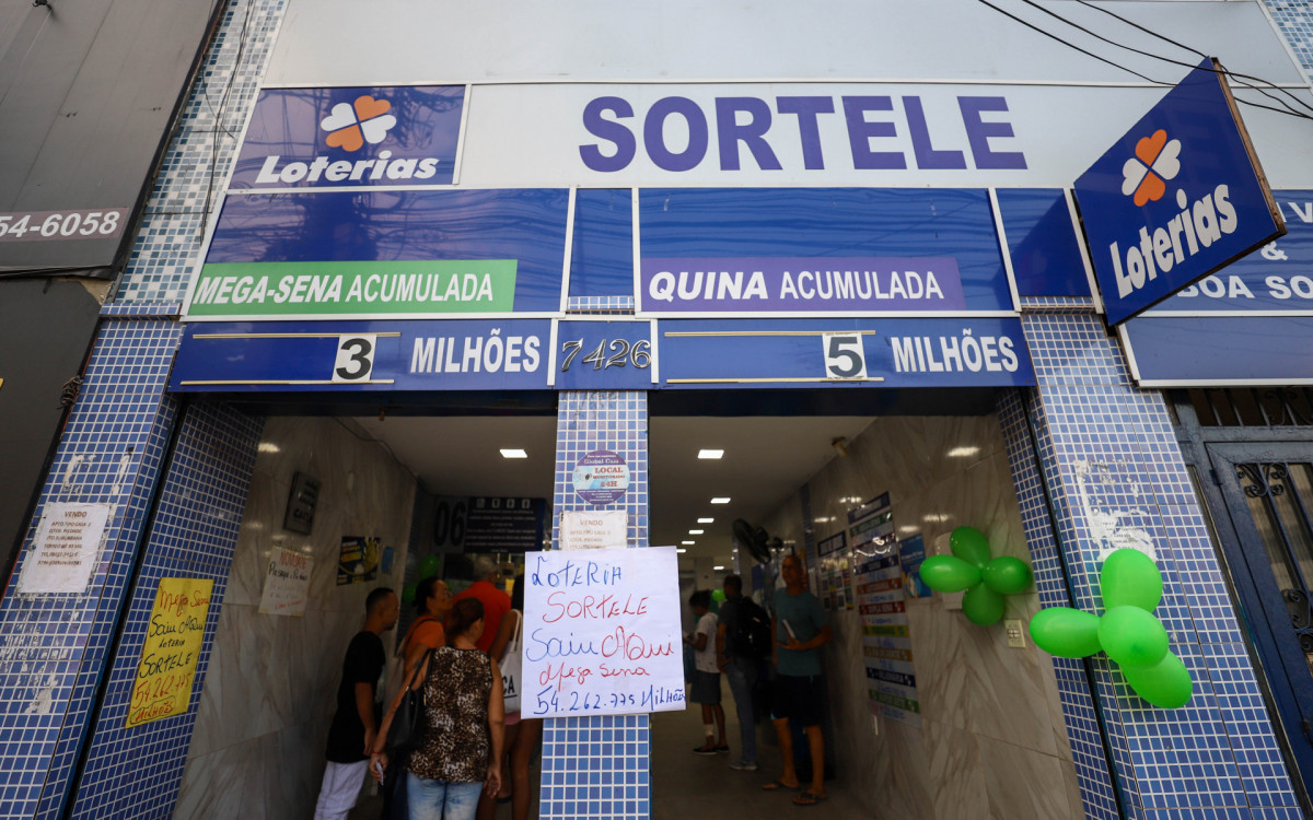 Lotérica na Abolição onde saiu o prêmio de 54 milhões, nesta sexta-feira (05).