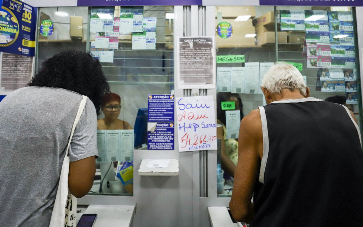 Lotérica na Abolição onde saiu o prêmio de 54 milhões, nesta sexta-feira (05).