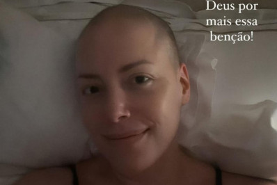 Fabiana Justus comemora 100 dias do transplante de medula óssea