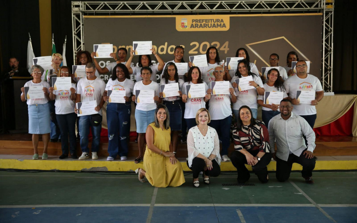 Cerimônia de formatura dos CRAS