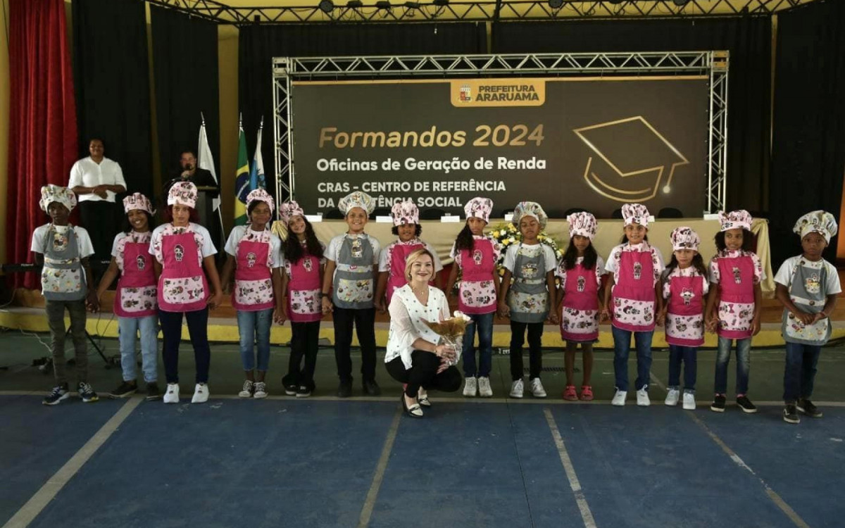 Cerimônia de formatura dos CRAS