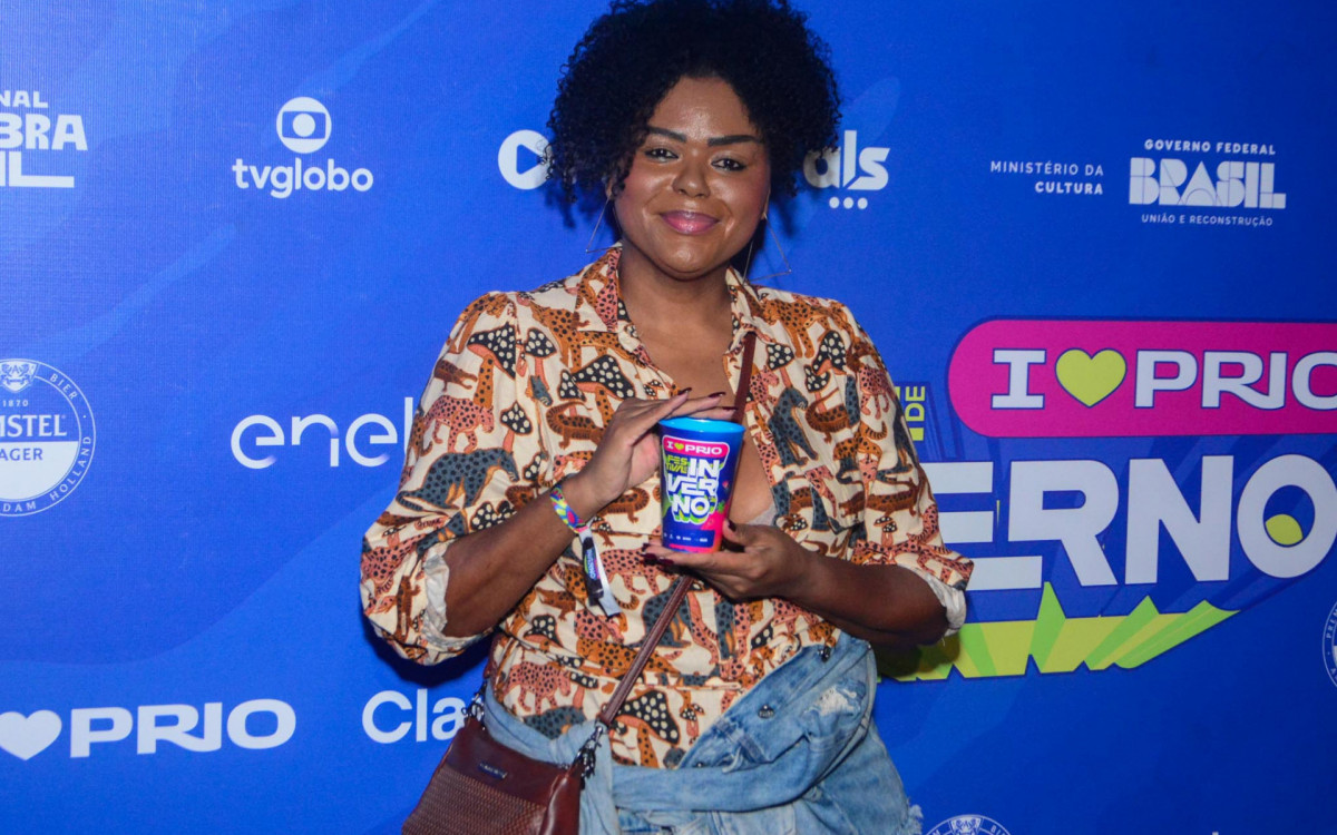 Carla Cristina Cardoso também marcou presença no festival 