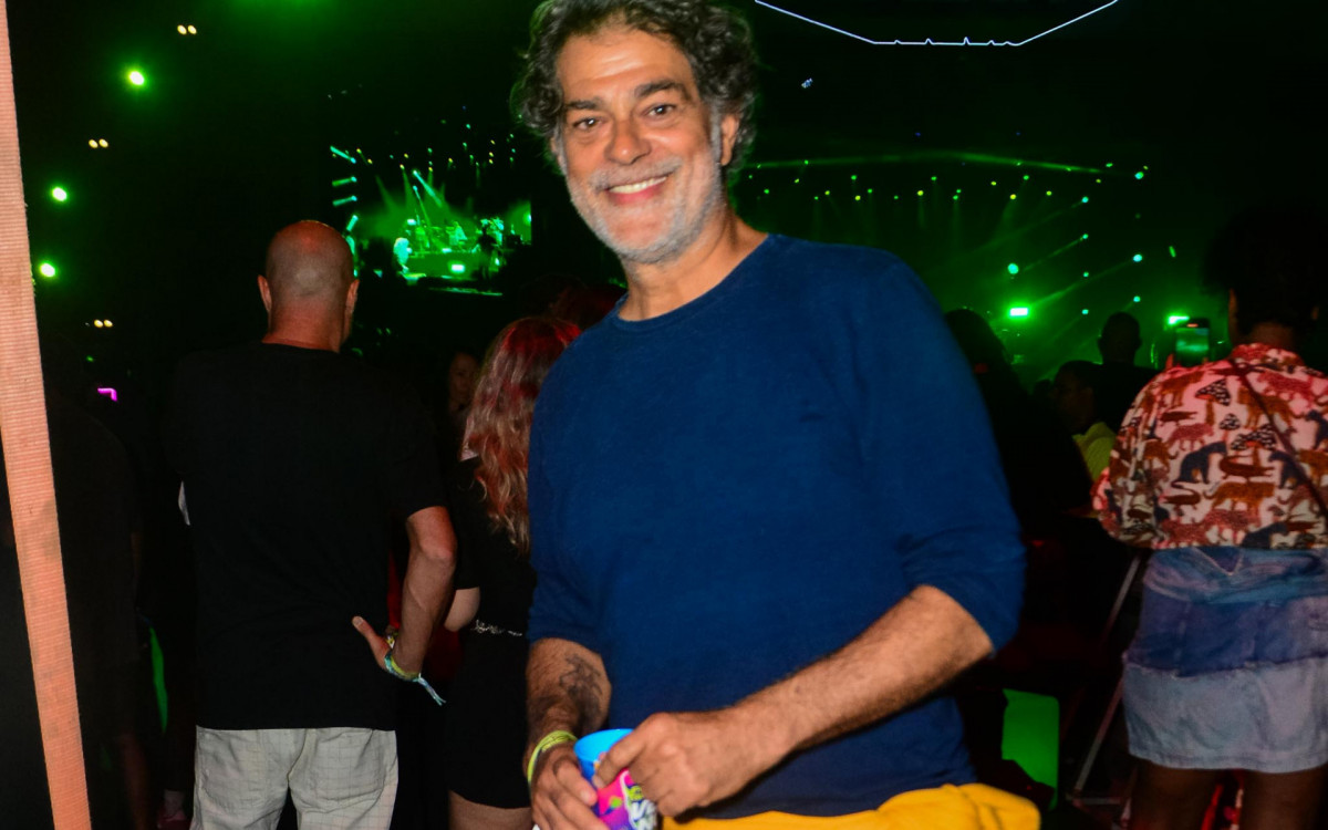 Eduardo Moscovis também marcou presença no festival 