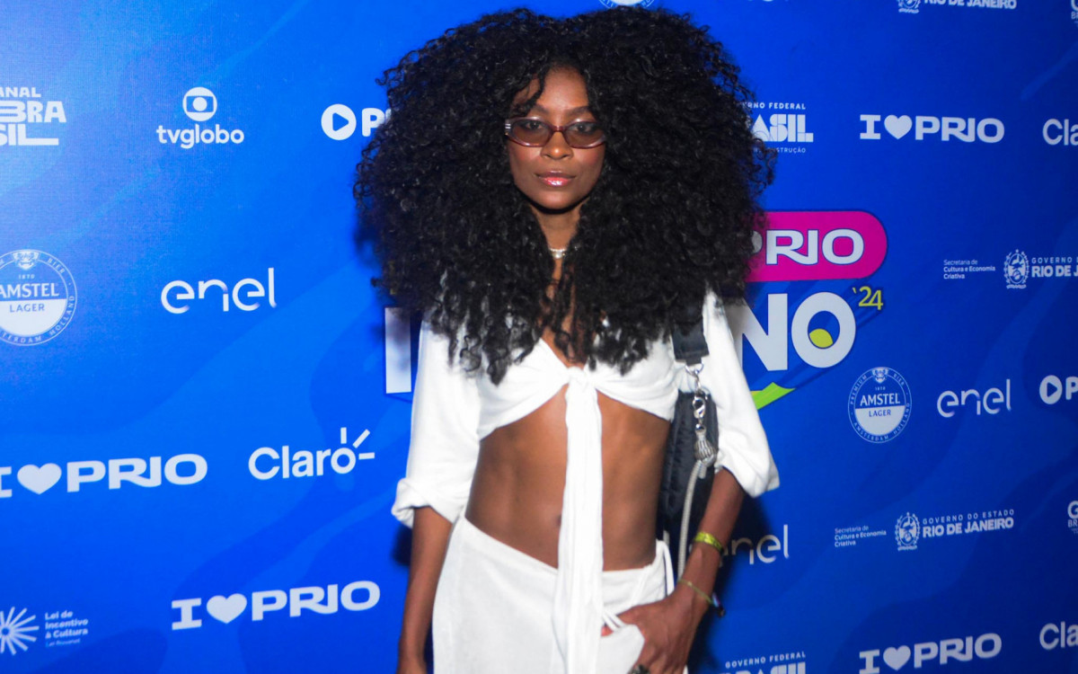 Jeniffer Dias também marcou presença no festival 