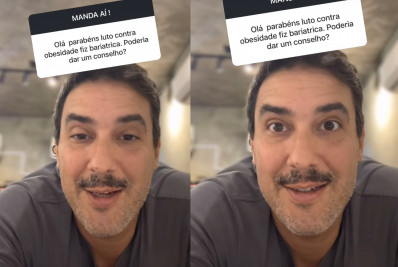 André Marques reflete sobre ganho de peso: 'A luta contra a obesidade é para sempre'