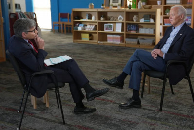 'Faço teste cognitivo todos os dias', diz Biden sobre candidatura em entrevista para TV