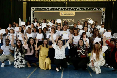 Geração de renda: Araruama realiza a formatura de mais de 400 pessoas nas oficinas de capacitação profissional dos CRAS