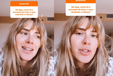 Carolina Dieckmann relembra sensação ao raspar cabelo para novela: 'Muito gostoso'