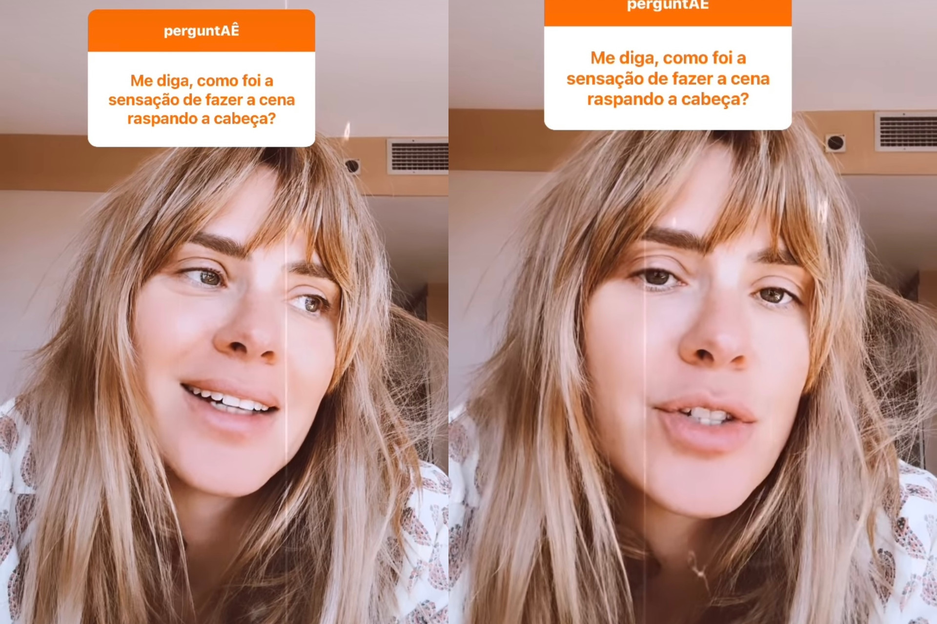 Carolina Dieckmann relembra sensação ao raspar cabeça para novela - Reprodução