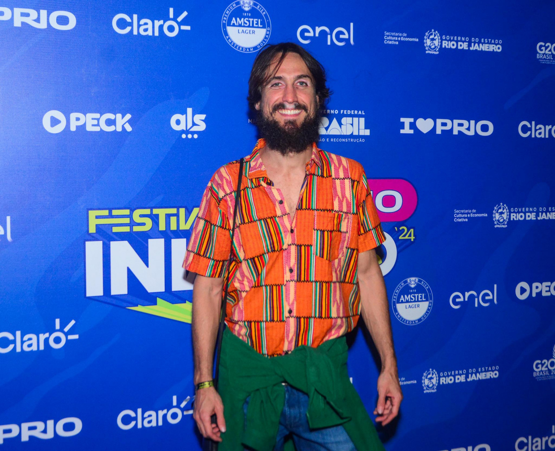 Igor Angelkorte também marcou presença no festival  - Webert Belicio/ Agnews