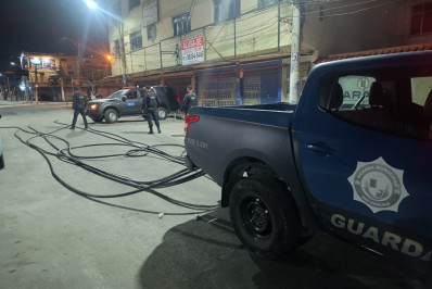 Guarda Municipal flagra furto de cabos em Alcântara