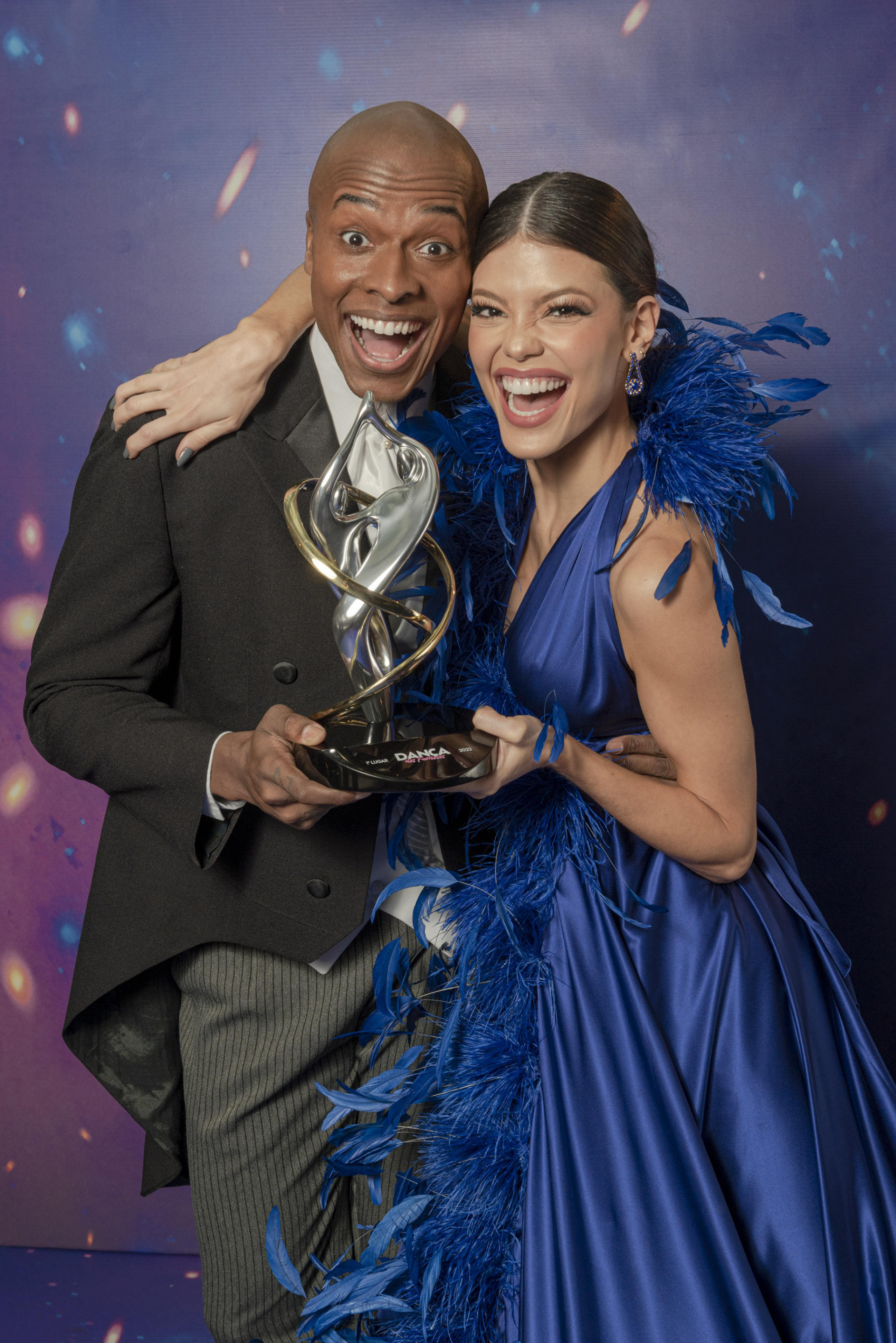 Vitória Strada e Wagner Santos foram os campeões da 19ª temporada - TV Globo / Ellen Soares