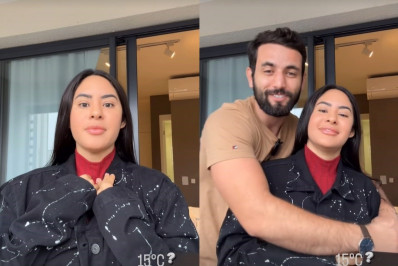 Após Isabelle reclamar de frio, Matteus deixa escapar: 'Vai casar com um Gaúcho'