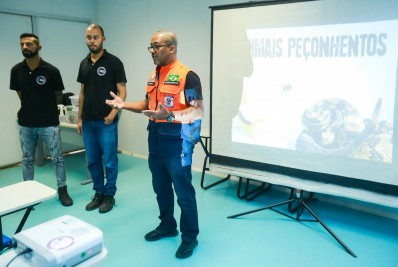 Belford Roxo realiza capacitação sobre prevenção de acidentes com animais peçonhentos no Cederj