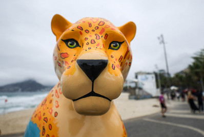 Rio recebe a Jaguar Parade, com esculturas de onças em pontos turísticos