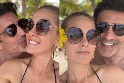 Ana Hickmann se despede de viagem com Edu Guedes para Curaçao: 'Foi um sonho'
