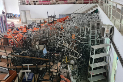 PF encontra panelas e cadeiras amontoadas em ação contra desvios de verbas em Belford Roxo