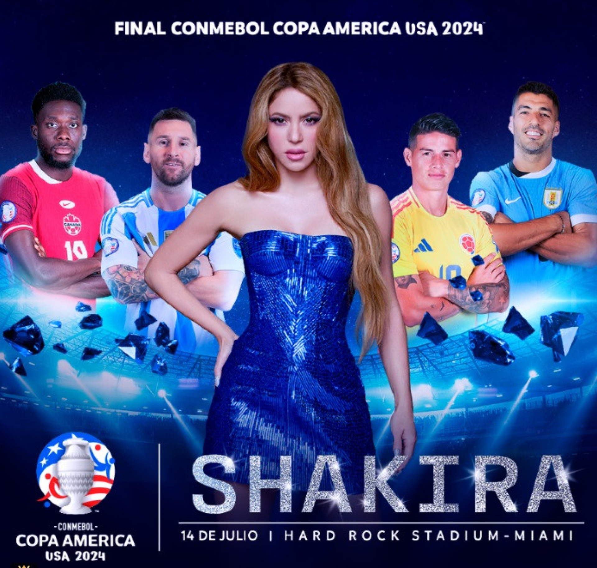 Shakira fará show na final da Copa América - Reprodução do Instagram