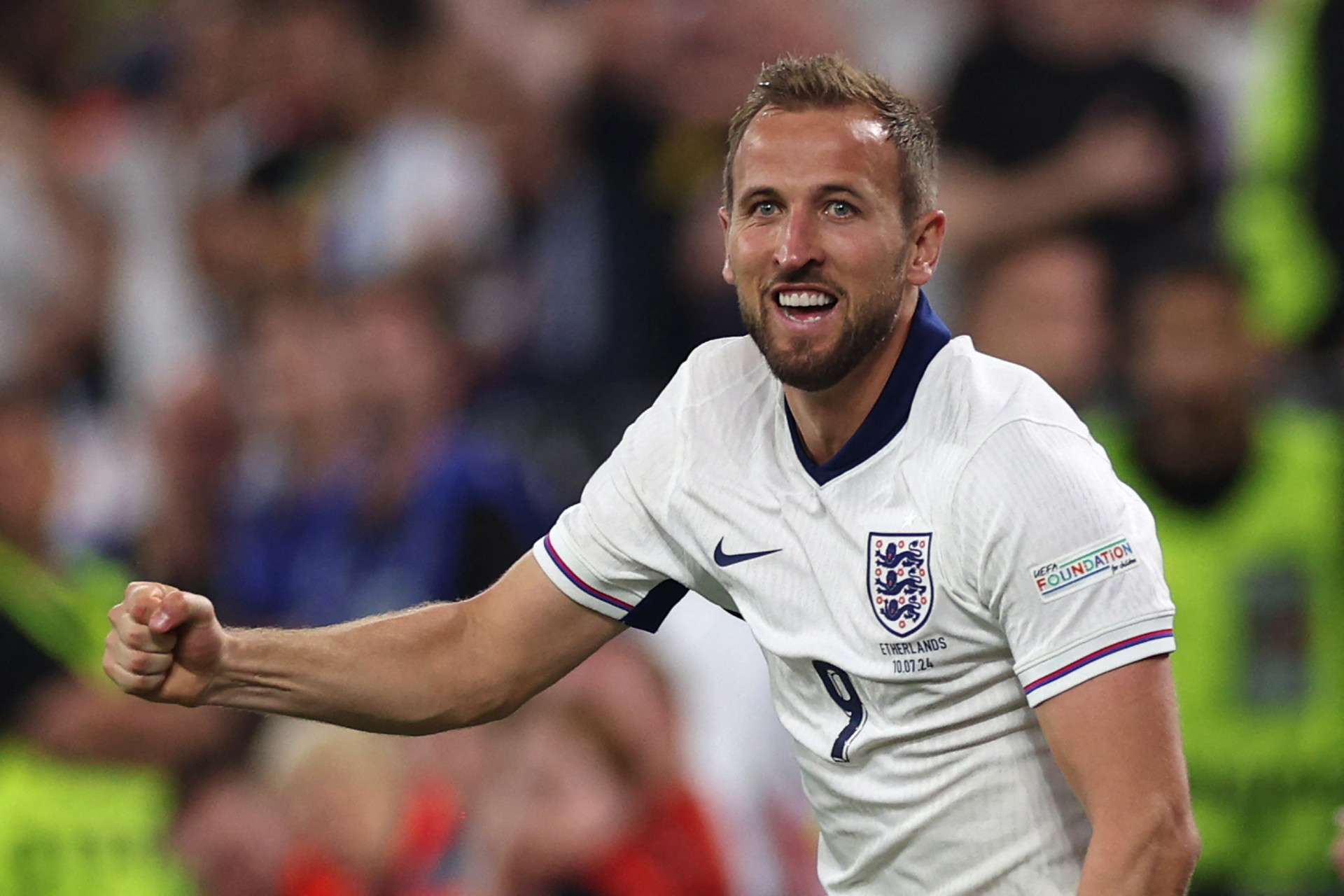 Harry Kane em a&ccedil;&atilde;o pela sele&ccedil;&atilde;o inglesa - Adrian Dennis / AFP