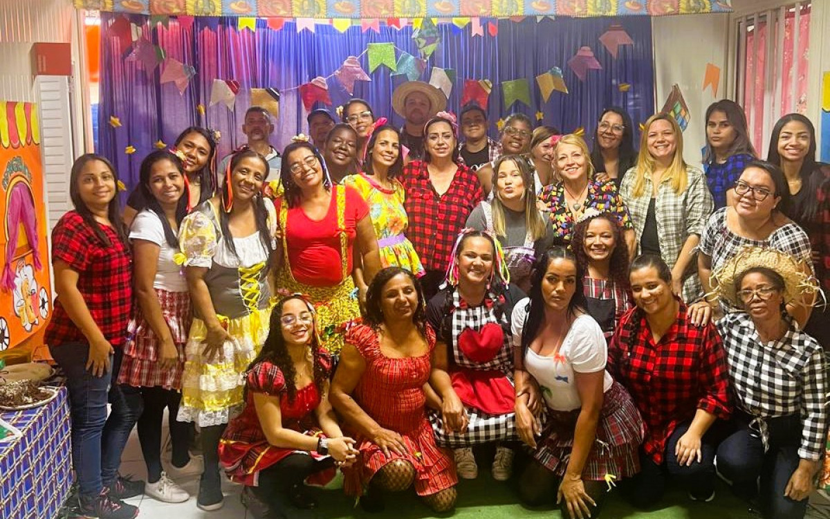 Pela manhã, a animação também foi total de todos os participantes