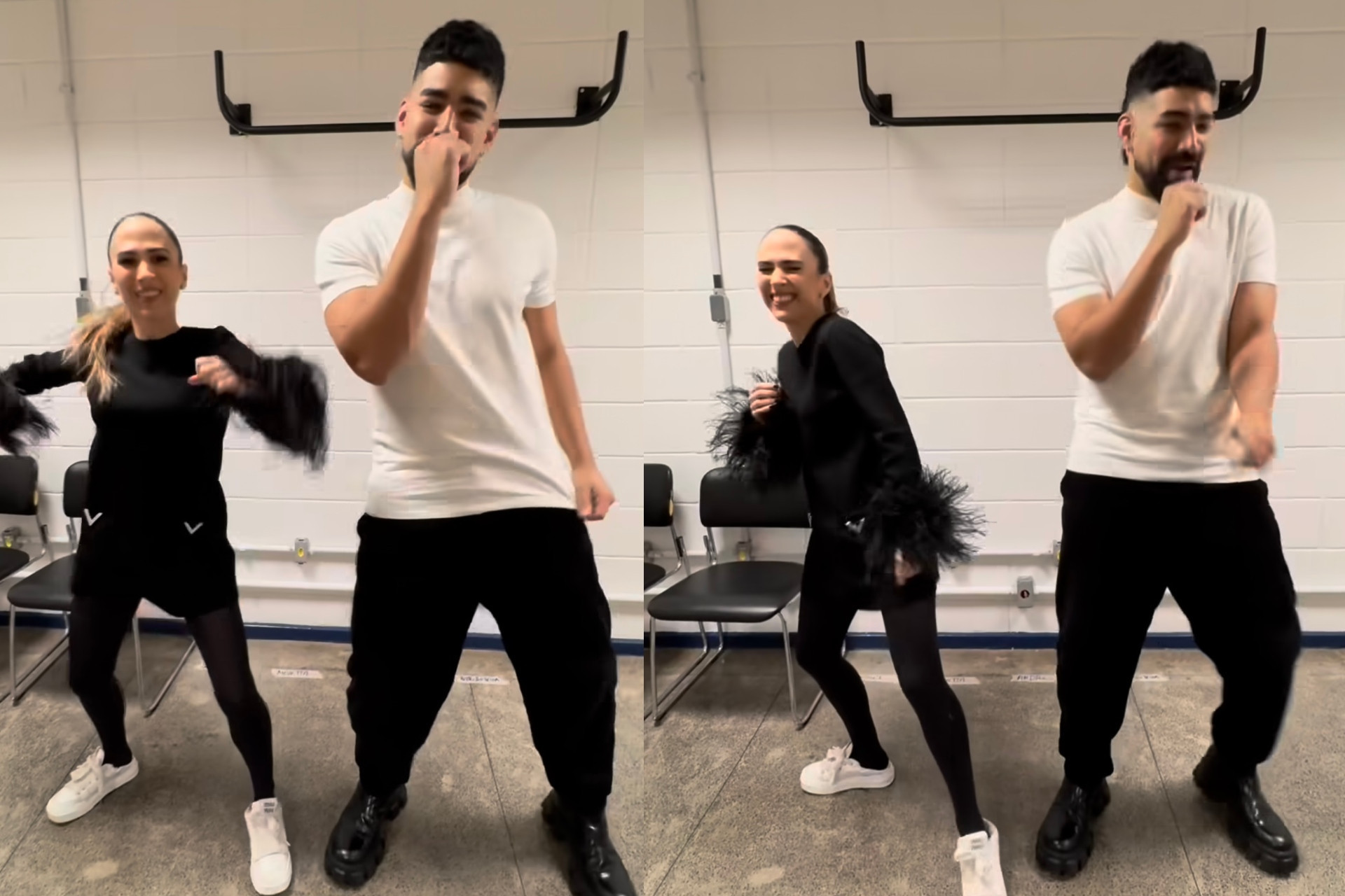 Dilsinho e Tatá Werneck dançam pagode e divertem internautas - Reprodução