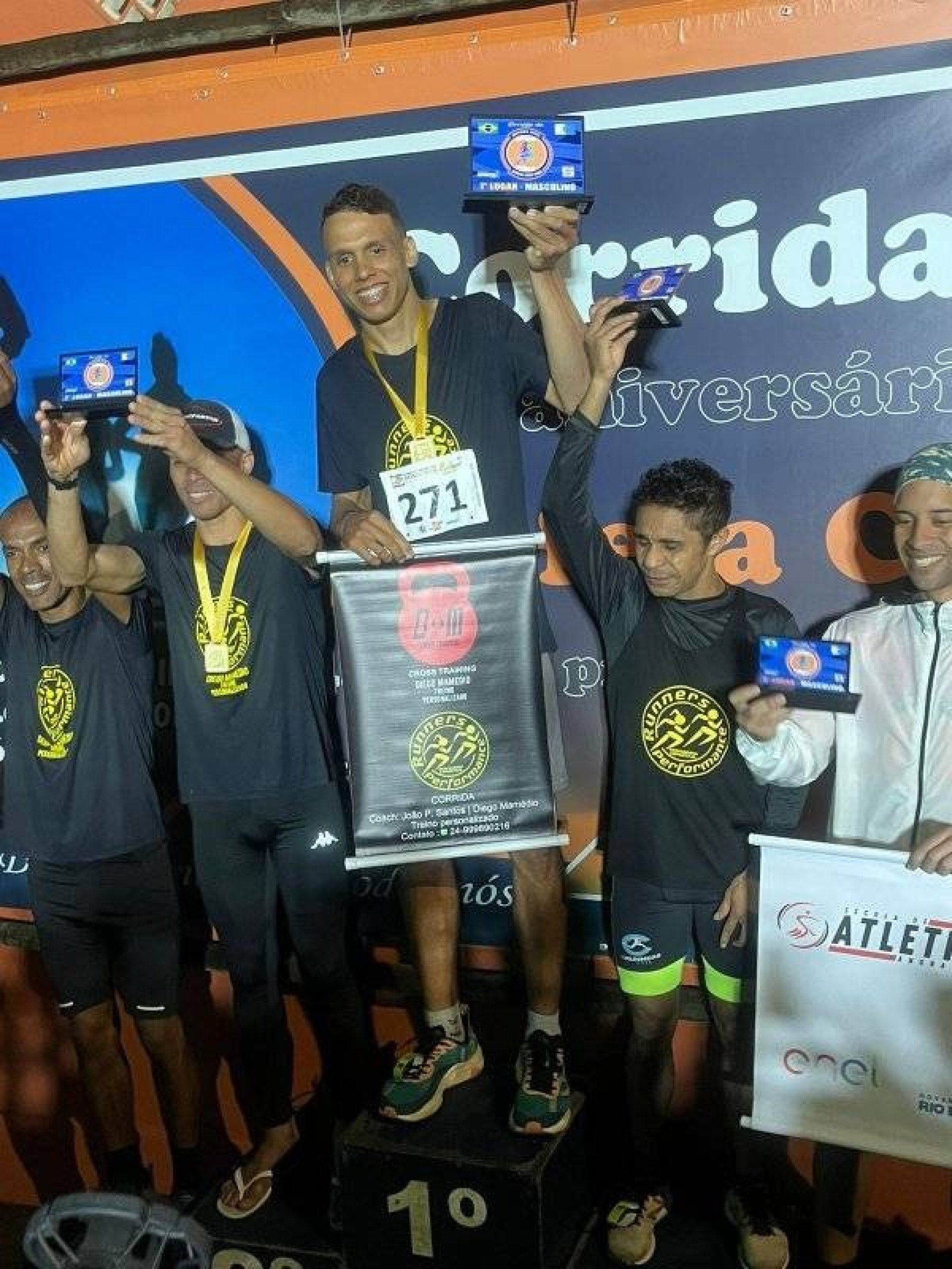 Luiz André, mais jovem revelação da corrida angrense - Divulgação/PMAR