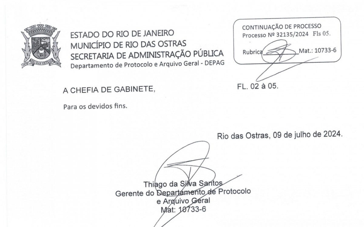 Vereadores de Rio das Ostras solicitam a demiss&atilde;o do Secret&aacute;rio de Obras, Daniel Martins Gomes, em meio a acusa&ccedil;&otilde;es de superfaturamento.
