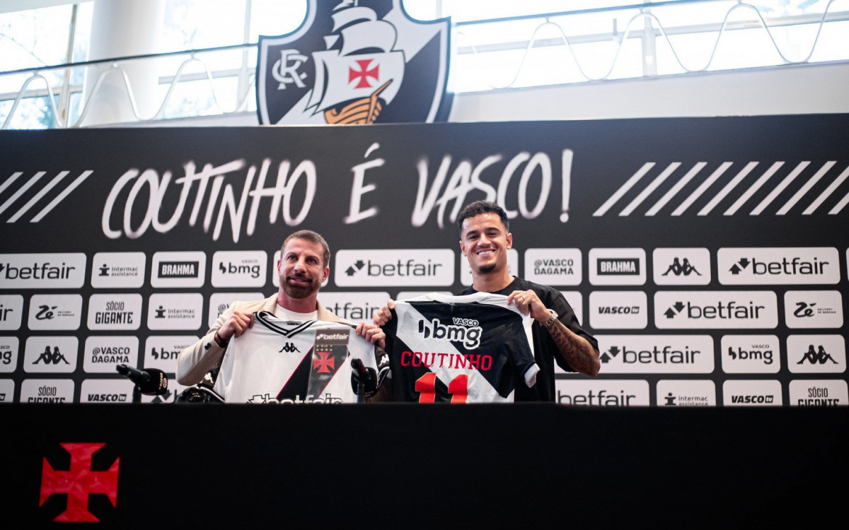 Philippe Coutinho vestirá a camisa 11 do Gigante da Colina após 14 temporadas no futebol do exterior