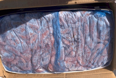 Caminhonete é apreendida com 600 kg de camarão vindos da Argentina