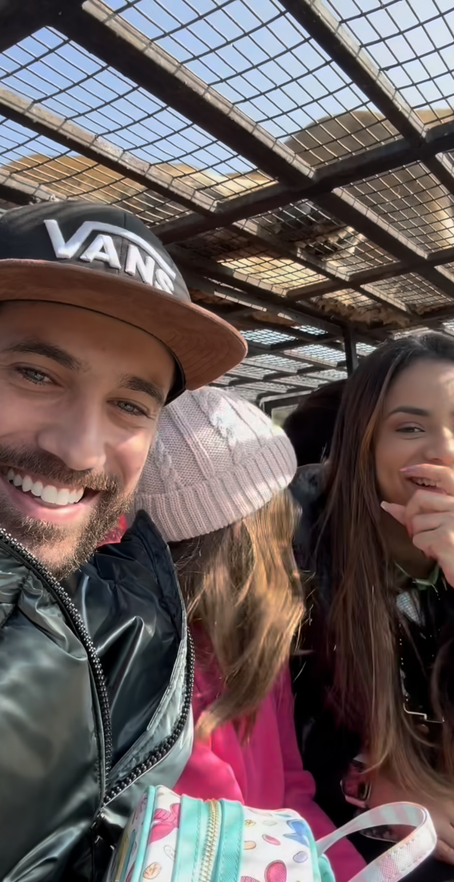 Lexa e Ricardo Vianna mostram encontro com leão em safari - Reprodução