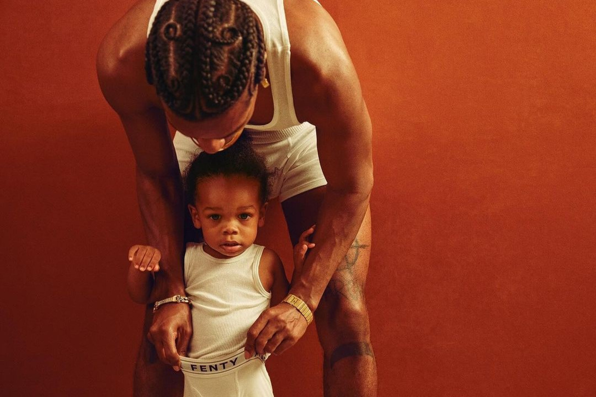 A$AP Rocky e RZA estrelam nova campanha da marca de roupas íntimas de Rihanna - Reprodução / Instagram